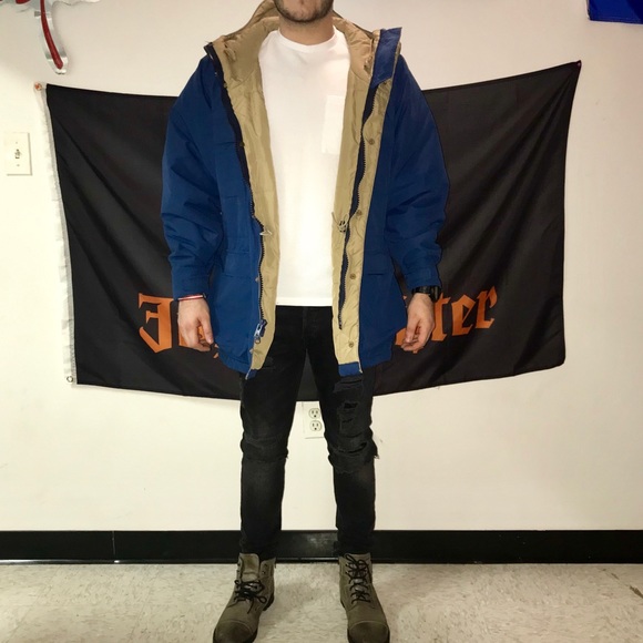 L. L Bean | Men’s Large Blue Winter Jacket - Picture 2 of 8